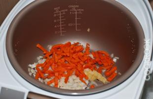 пассерованный лук репчатый с морковью