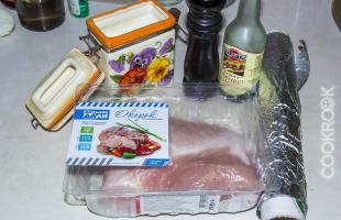 продукты для приготовления свинины в мультиварке