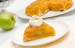 Французкий яблочный пирог Тарт Татен 