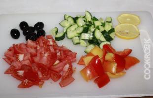 овощи для греческого салата