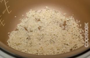 промытый рис круглозерный шлифованный