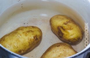 отварной картофель