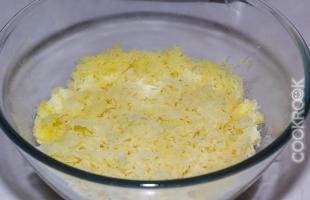 картофель на мелкой терке