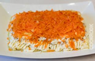 морковь в салат под шубой