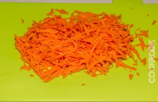 морковь на крупной терке