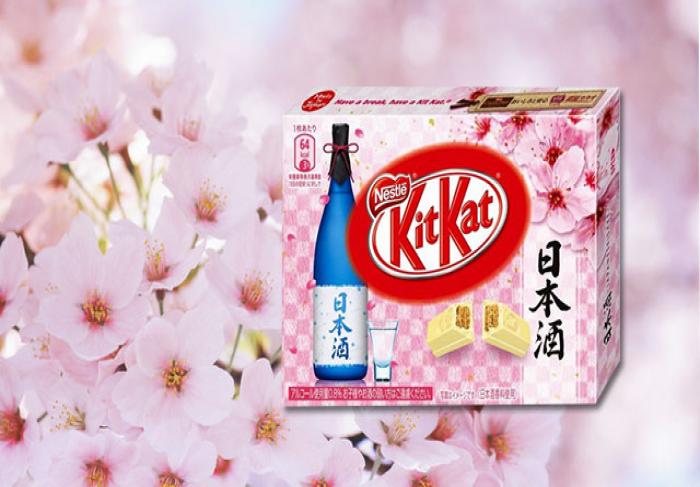 KitKat со вкусом саке появился в Японии